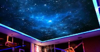 Натяжной потолок звездное небо Елабуга, цена от 5322 руб.