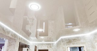 Натяжной ПВХ потолок Елабуга, цена от 2138 руб.